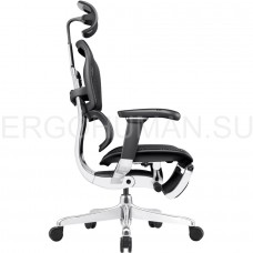 ERGOHUMAN ELITE 2 ST LEGREST BLACK кресло с подножкой