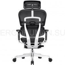 ERGOHUMAN ELITE 2 ST LEGREST BLACK кресло с подножкой