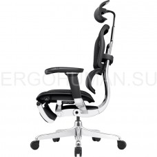 ERGOHUMAN ELITE 2 ST LEGREST BLACK кресло с подножкой