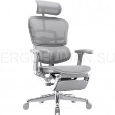 ERGOHUMAN ELITE 2 ST LEGREST SPACE GREY кресло с подножкой