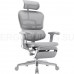 Эргономичное сетчатое кресло с подножкой Ergohuman Elite 2 ST LEGREST Space Grey