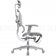 ERGOHUMAN ELITE 2 ST LEGREST SPACE GREY кресло с подножкой