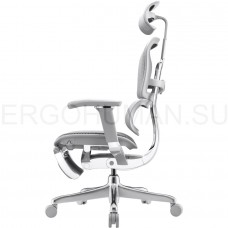 ERGOHUMAN ELITE 2 ST LEGREST SPACE GREY кресло с подножкой