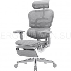 ERGOHUMAN ELITE 2 ST LEGREST SPACE GREY кресло с подножкой