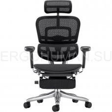 ERGOHUMAN SE ST Legrest Black кресло с подножкой профессиональное