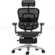 ERGOHUMAN SE ST Legrest Black кресло с подножкой профессиональное