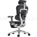 Эргономичное, профессиональное, сетчатое кресло, с подставкой для ног - Ergohuman SE ST Legrest Black Edition (EAC)