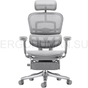 Ergohuman 2 SE ST Legrest Grey кресло реклайнер с подножкой профессиональное