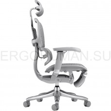 ERGOHUMAN SE ST Legrest Space Grey кресло с подножкой профессиональное
