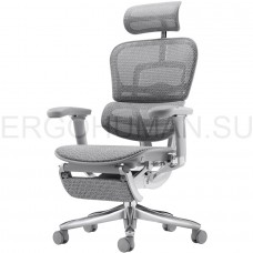 ERGOHUMAN SE ST Legrest Space Grey кресло с подножкой профессиональное