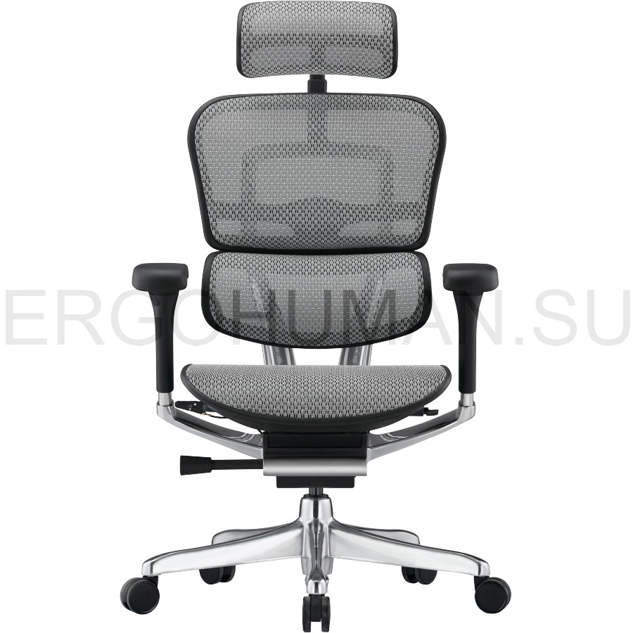 Эргономичное кресло из сетки ERGOHUMAN 2 Elite Black c 5D подлокотниками
