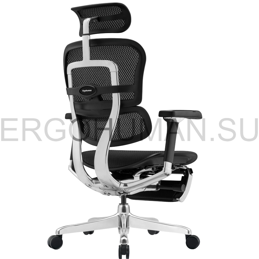 Эргономичное кресло ERGOHUMAN Luxury 2 Legrest  с подставкой для ног (G2 PRO-версия)
