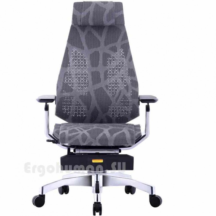 Сетчатое кресло для работы полулежа GENIDIA LegPro Mesh