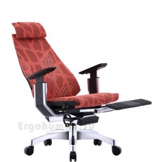 GENIDIA LegPro Mesh сетчатое кресло реклайнер с подставкой для ног