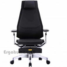 GENIDIA LegPro Lux кожаное кресло-реклайнер с подставкой для ног