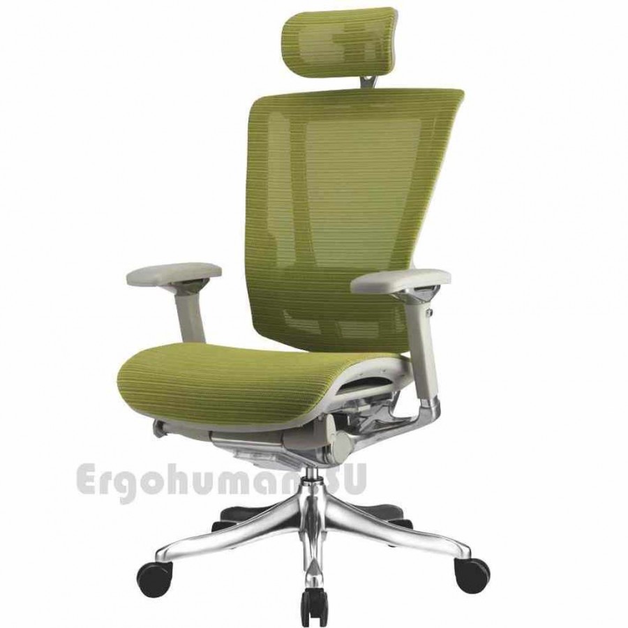 Серое эргономичное кресло Nefil Luxury