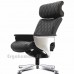 Кожаное кресло реклайнер NUVEM Lounge Lux Chrome
