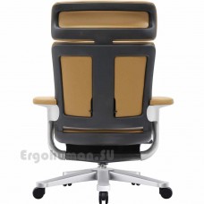 NUVEM Executive Lux Silver кожаное кресло руководителя